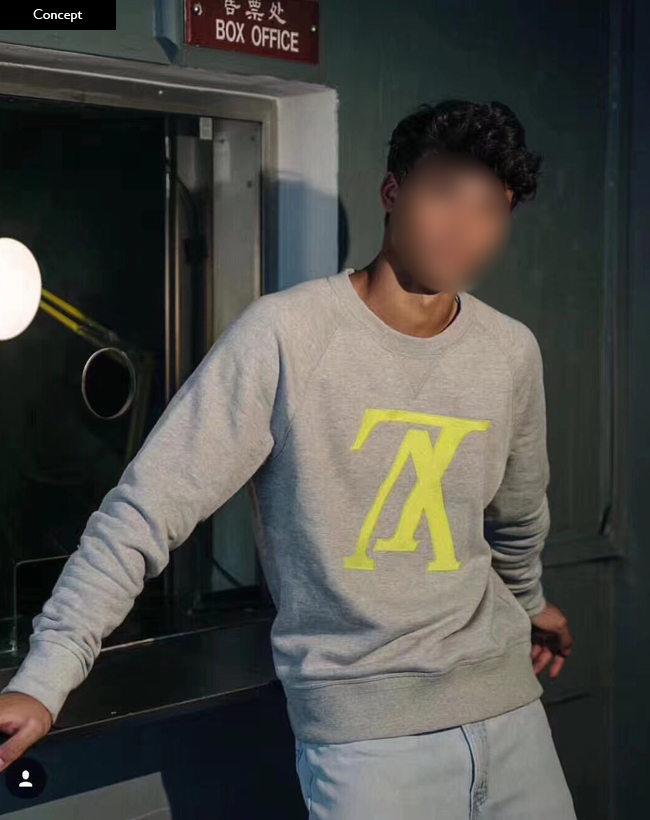 Louis Vuitton Upside Down LV Logo Sweatshirt PRE FW18 – The Luxury