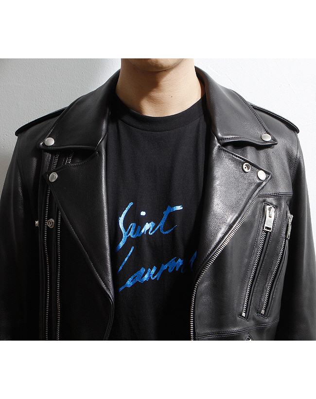 Restock Rd S Zipped Black Leather Biker Jacket Restock Rd S Zipped Black Leather Biker Jacket